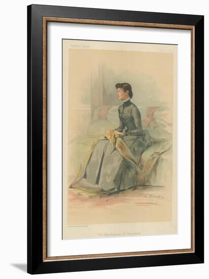 The Marchioness of Waterford, 1 September 1883, Vanity Fair Cartoon-Theobald Chartran-Framed Giclee Print