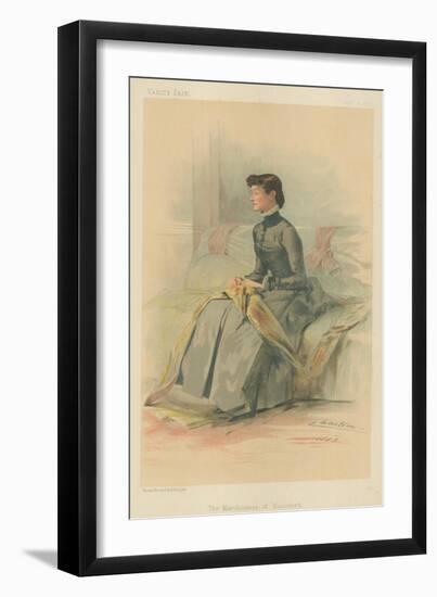 The Marchioness of Waterford, 1 September 1883, Vanity Fair Cartoon-Theobald Chartran-Framed Giclee Print