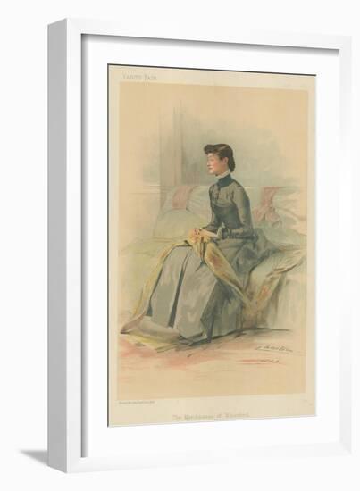 The Marchioness of Waterford, 1 September 1883, Vanity Fair Cartoon-Theobald Chartran-Framed Giclee Print