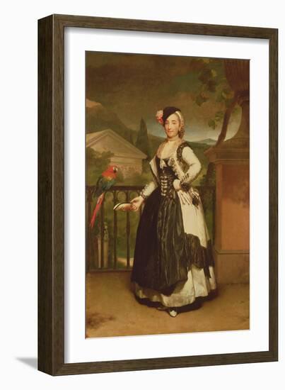The Marchionness of Llano, C.1770-75 (Oil on Canvas)-Anton Raphael Mengs-Framed Giclee Print