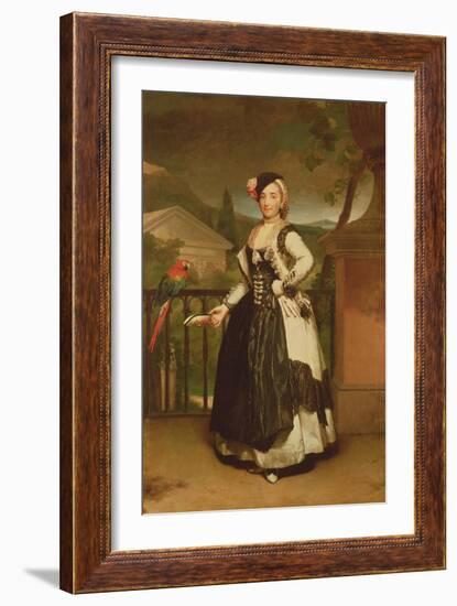 The Marchionness of Llano, C.1770-75 (Oil on Canvas)-Anton Raphael Mengs-Framed Giclee Print