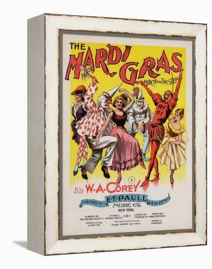 The Mardi Gras March and Two Step, Sam DeVincent Collection, National Museum of American History-null-Framed Stretched Canvas