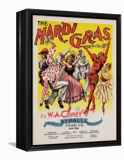 The Mardi Gras March and Two Step, Sam DeVincent Collection, National Museum of American History-null-Framed Stretched Canvas
