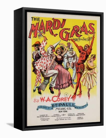 The Mardi Gras March and Two Step, Sam DeVincent Collection, National Museum of American History-null-Framed Stretched Canvas