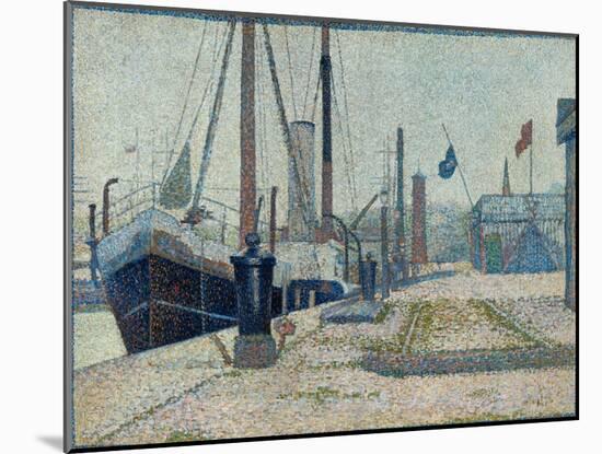 The 'Maria' at Honfleur, 1886-Georges Pierre Seurat-Mounted Giclee Print