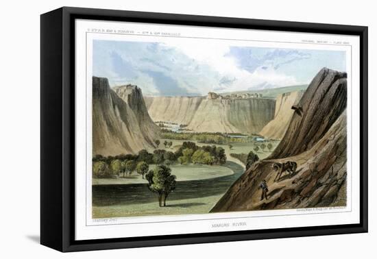 The Marias River, Montana, USA, 1856-John Mix Stanley-Framed Premier Image Canvas