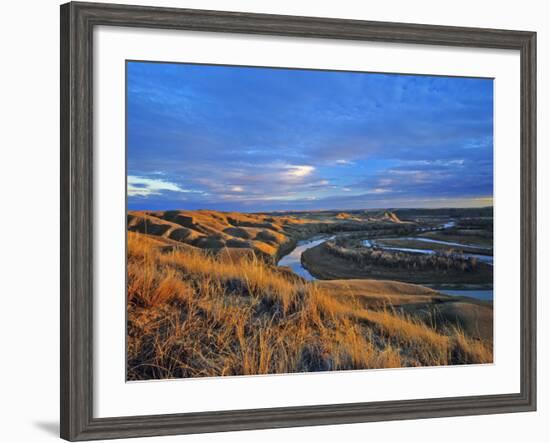 The Marias River Near Shelby, Montana, USA-Chuck Haney-Framed Photographic Print