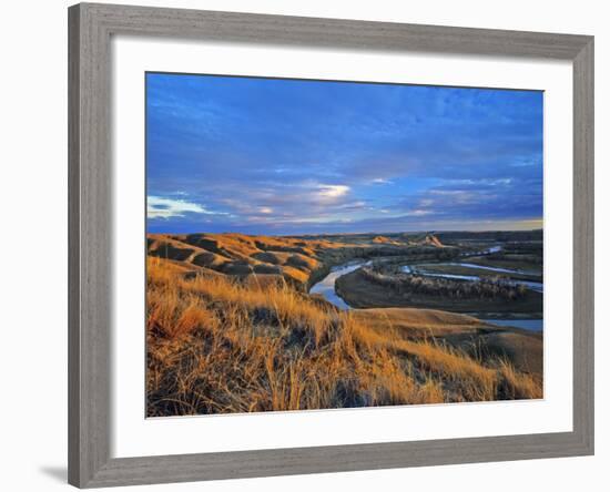 The Marias River Near Shelby, Montana, USA-Chuck Haney-Framed Photographic Print