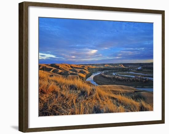 The Marias River Near Shelby, Montana, USA-Chuck Haney-Framed Photographic Print