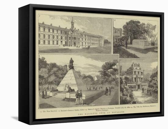 The Mariette Fete at Boulogne-null-Framed Premier Image Canvas