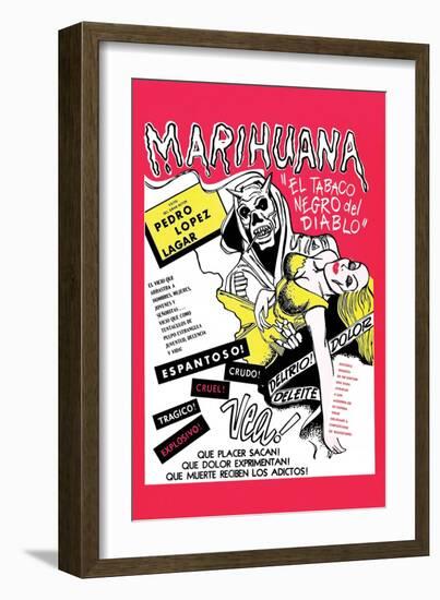 The Marihuana Story-null-Framed Premium Giclee Print