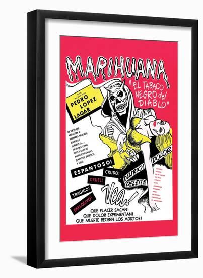The Marihuana Story-null-Framed Premium Giclee Print