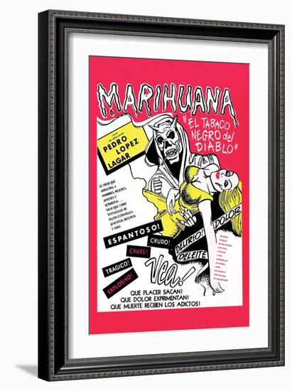 The Marihuana Story-null-Framed Premium Giclee Print