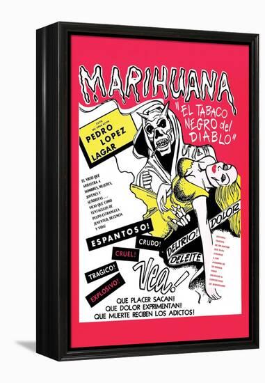 The Marihuana Story-null-Framed Stretched Canvas