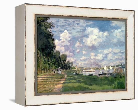 The Marina at Argenteuil, 1872-Claude Monet-Framed Premier Image Canvas