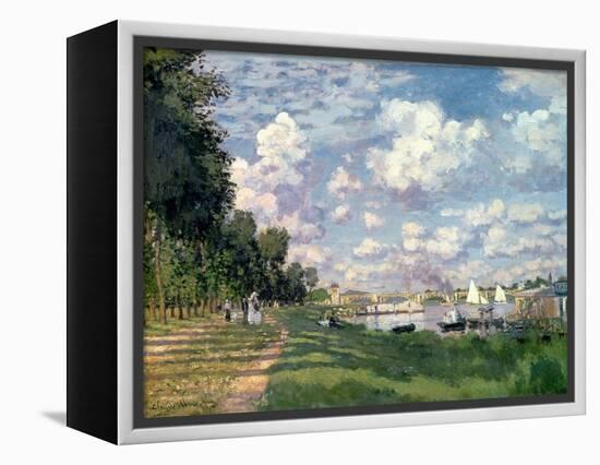 The Marina at Argenteuil, 1872-Claude Monet-Framed Premier Image Canvas