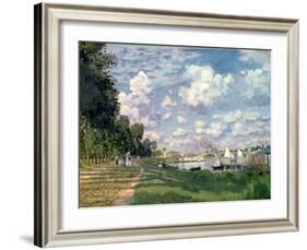 The Marina at Argenteuil, 1872-Claude Monet-Framed Giclee Print