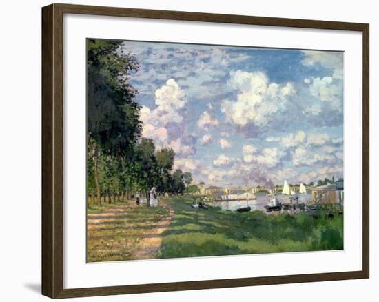 The Marina at Argenteuil, 1872-Claude Monet-Framed Giclee Print