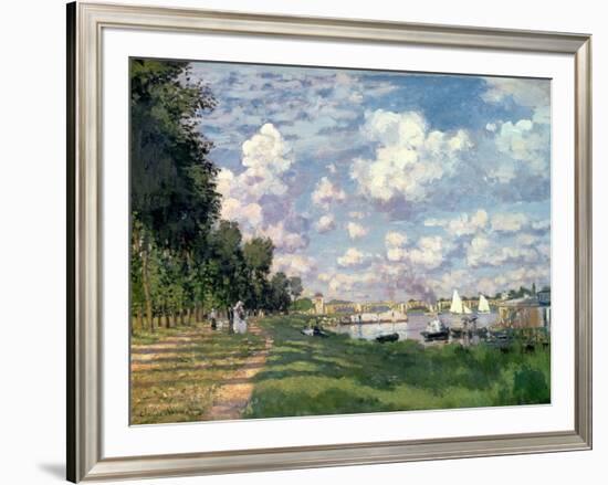 The Marina at Argenteuil, 1872-Claude Monet-Framed Giclee Print