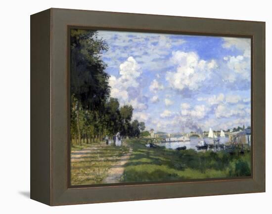 The Marina at Argenteuil, 1872-Claude Monet-Framed Premier Image Canvas