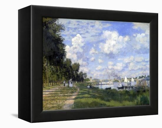 The Marina at Argenteuil, 1872-Claude Monet-Framed Premier Image Canvas