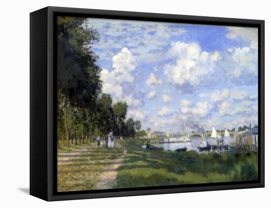 The Marina at Argenteuil, 1872-Claude Monet-Framed Premier Image Canvas