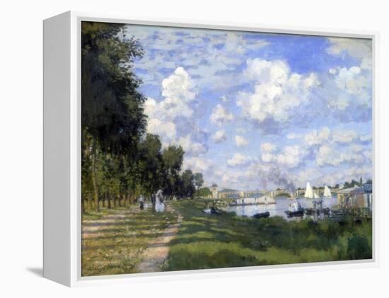 The Marina at Argenteuil, 1872-Claude Monet-Framed Premier Image Canvas