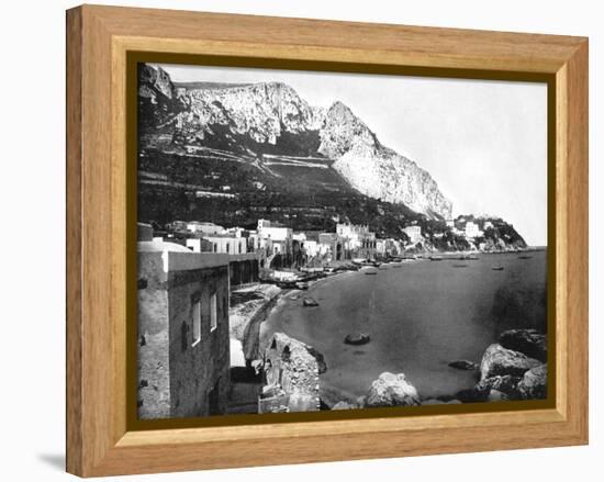 The Marina, Capri, Italy, 1893-John L Stoddard-Framed Premier Image Canvas