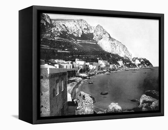 The Marina, Capri, Italy, 1893-John L Stoddard-Framed Premier Image Canvas