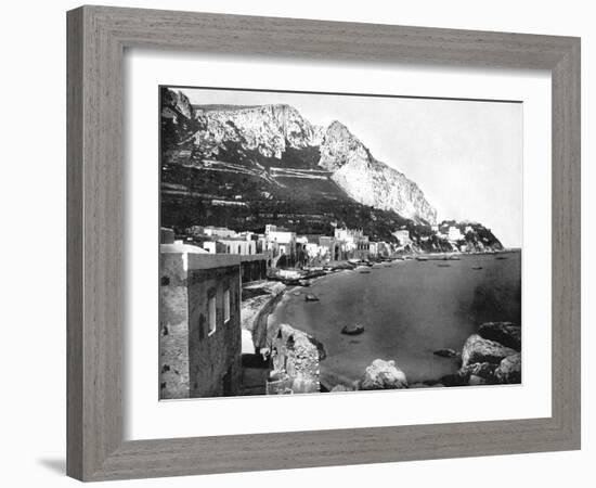 The Marina, Capri, Italy, 1893-John L Stoddard-Framed Giclee Print