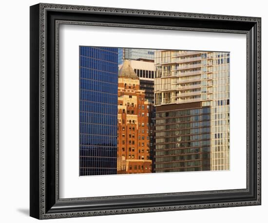 The Marine Building and Other Tall Buildings in Downtown Vancouver, Vancouver, British Columbia, Ca-Martin Child-Framed Photographic Print