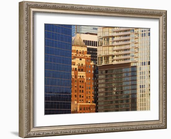 The Marine Building and Other Tall Buildings in Downtown Vancouver, Vancouver, British Columbia, Ca-Martin Child-Framed Photographic Print