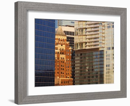 The Marine Building and Other Tall Buildings in Downtown Vancouver, Vancouver, British Columbia, Ca-Martin Child-Framed Photographic Print