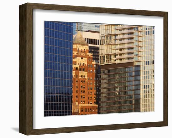 The Marine Building and Other Tall Buildings in Downtown Vancouver, Vancouver, British Columbia, Ca-Martin Child-Framed Photographic Print