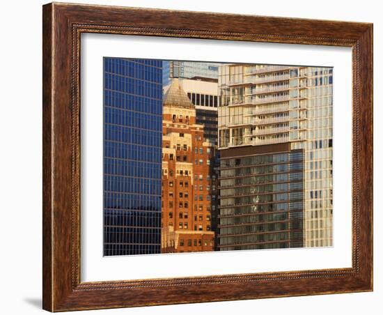 The Marine Building and Other Tall Buildings in Downtown Vancouver, Vancouver, British Columbia, Ca-Martin Child-Framed Photographic Print