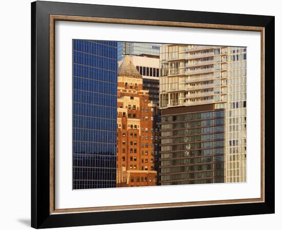 The Marine Building and Other Tall Buildings in Downtown Vancouver, Vancouver, British Columbia, Ca-Martin Child-Framed Photographic Print