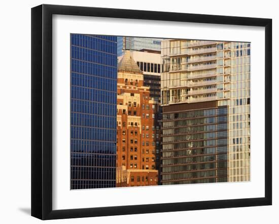 The Marine Building and Other Tall Buildings in Downtown Vancouver, Vancouver, British Columbia, Ca-Martin Child-Framed Photographic Print