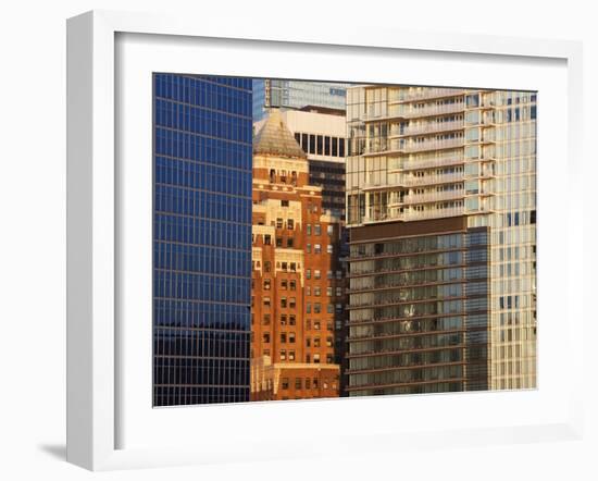 The Marine Building and Other Tall Buildings in Downtown Vancouver, Vancouver, British Columbia, Ca-Martin Child-Framed Photographic Print