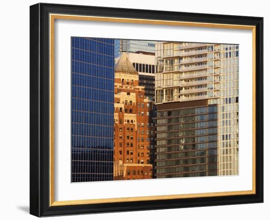 The Marine Building and Other Tall Buildings in Downtown Vancouver, Vancouver, British Columbia, Ca-Martin Child-Framed Photographic Print