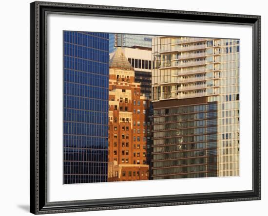 The Marine Building and Other Tall Buildings in Downtown Vancouver, Vancouver, British Columbia, Ca-Martin Child-Framed Photographic Print