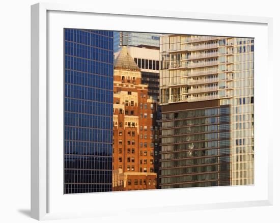 The Marine Building and Other Tall Buildings in Downtown Vancouver, Vancouver, British Columbia, Ca-Martin Child-Framed Photographic Print