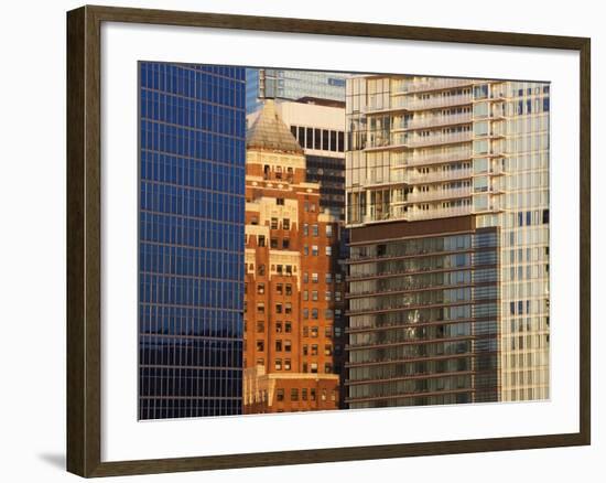 The Marine Building and Other Tall Buildings in Downtown Vancouver, Vancouver, British Columbia, Ca-Martin Child-Framed Photographic Print