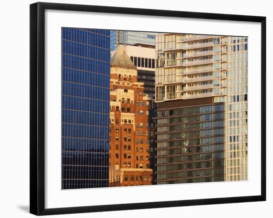 The Marine Building and Other Tall Buildings in Downtown Vancouver, Vancouver, British Columbia, Ca-Martin Child-Framed Photographic Print