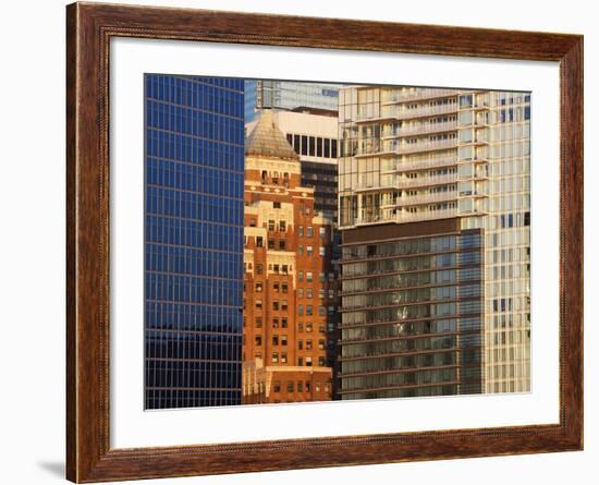 The Marine Building and Other Tall Buildings in Downtown Vancouver, Vancouver, British Columbia, Ca-Martin Child-Framed Photographic Print