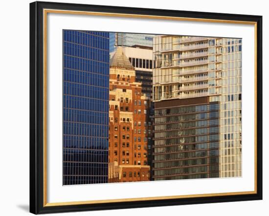 The Marine Building and Other Tall Buildings in Downtown Vancouver, Vancouver, British Columbia, Ca-Martin Child-Framed Photographic Print