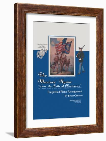 The Marines' Hymn-L.a. Shafer-Framed Art Print