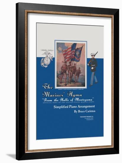 The Marines' Hymn-L.a. Shafer-Framed Art Print