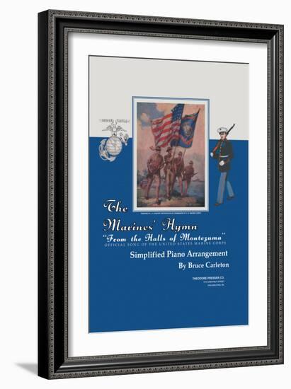 The Marines' Hymn-L.a. Shafer-Framed Art Print