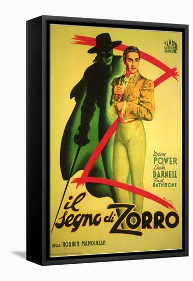 The Mark of Zorro, 1940-null-Framed Stretched Canvas