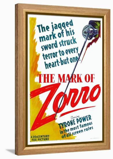 The Mark of Zorro, 1940-null-Framed Stretched Canvas